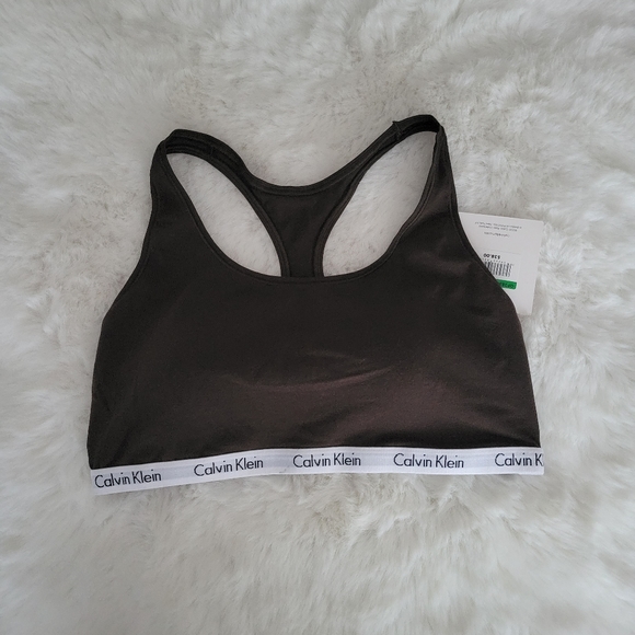 🤎CALVIN KLEIN BRAND LIGHTLY LINED BRALETTE SIZE L - Picture 1 of 4